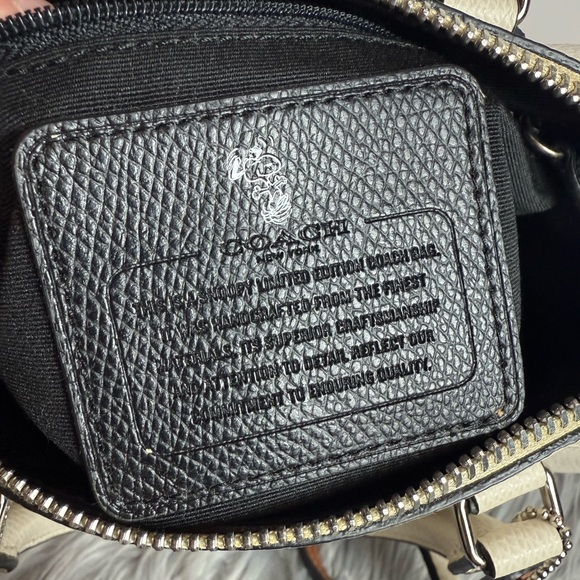 Coach X PEANUTS SNOOPY MINI BENNETT SATCHEL - Picture 6 of 8